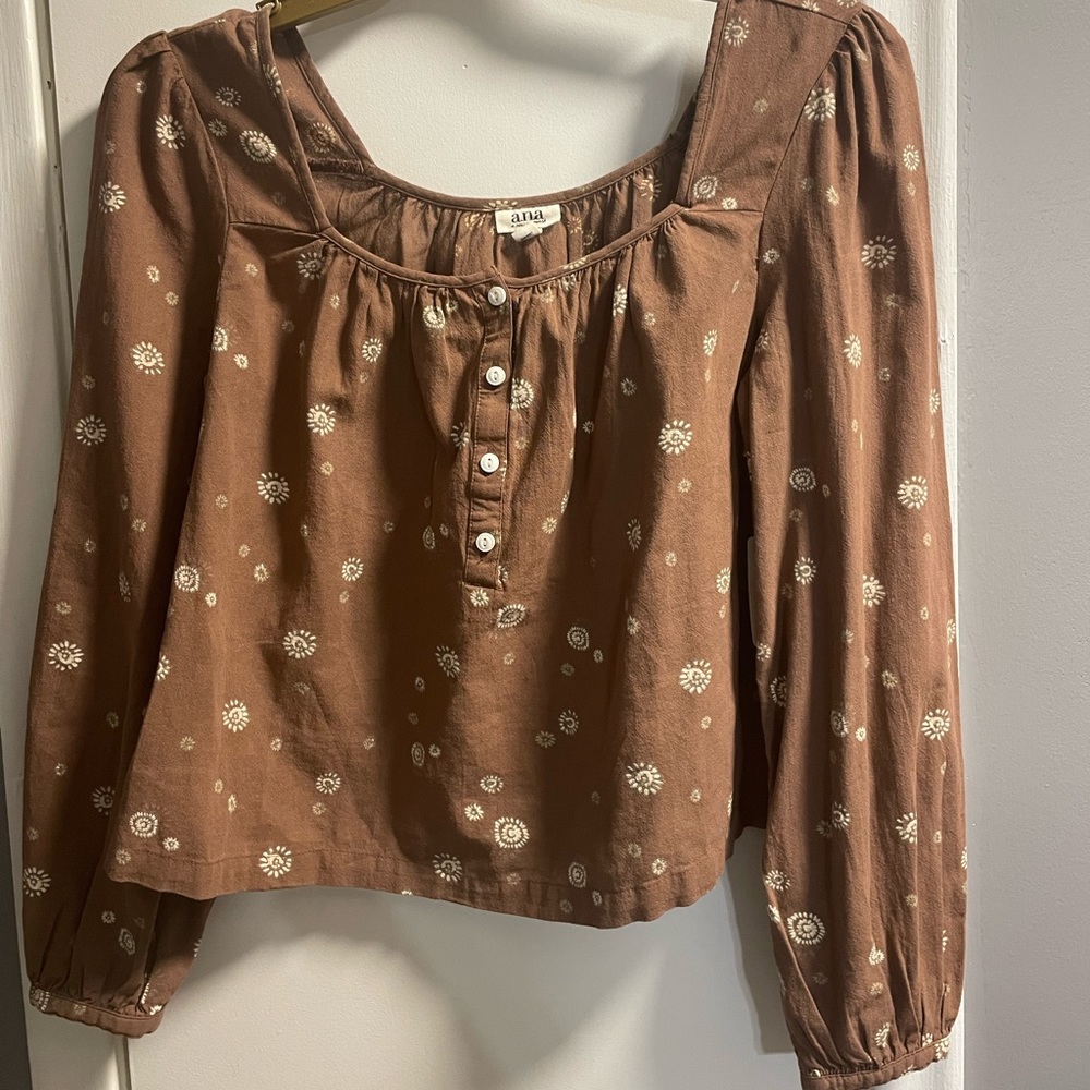 Brown Fall Shirt NWT